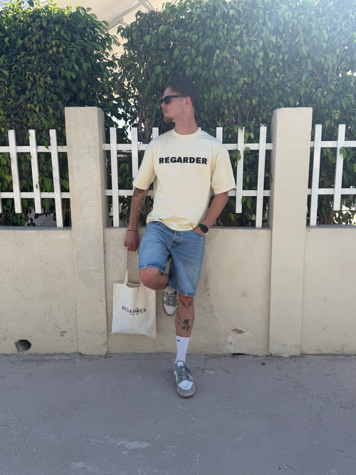 Beige Regarder Tee